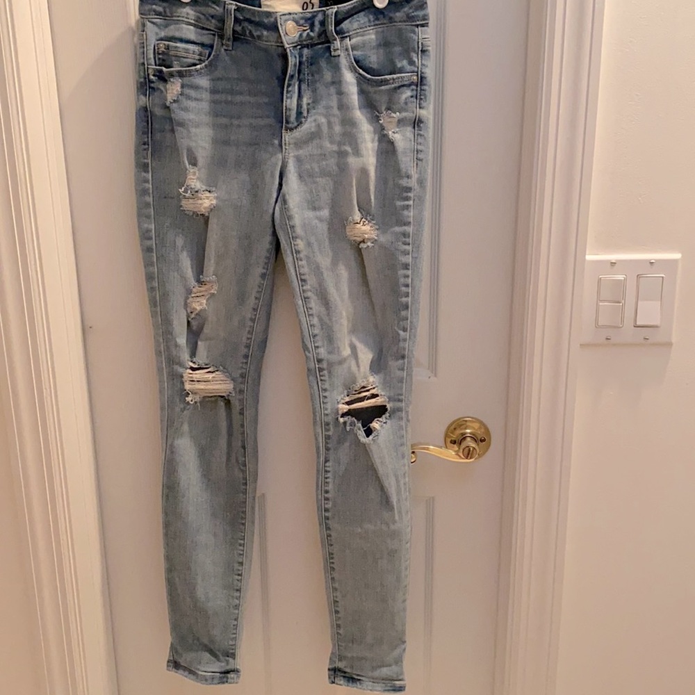 medium wash jeans